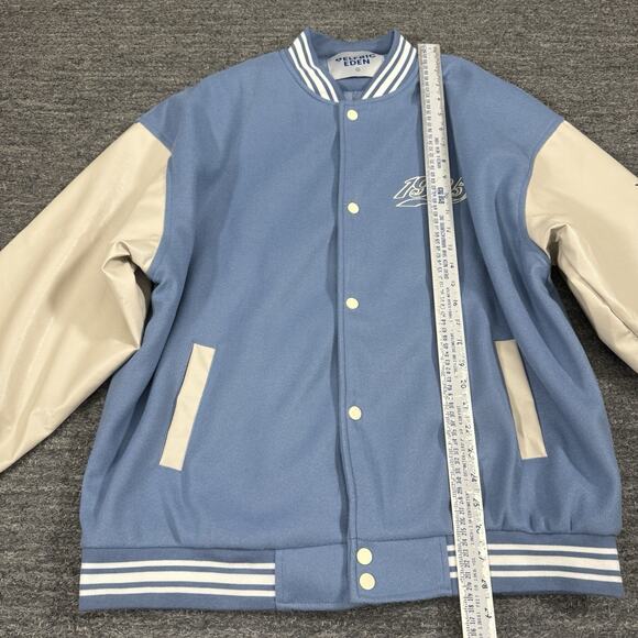 Aelfric Eden Jacket XL Blue Foaming Letter Love 1965 Letterman Varsity Retro - Picture 9 of 14